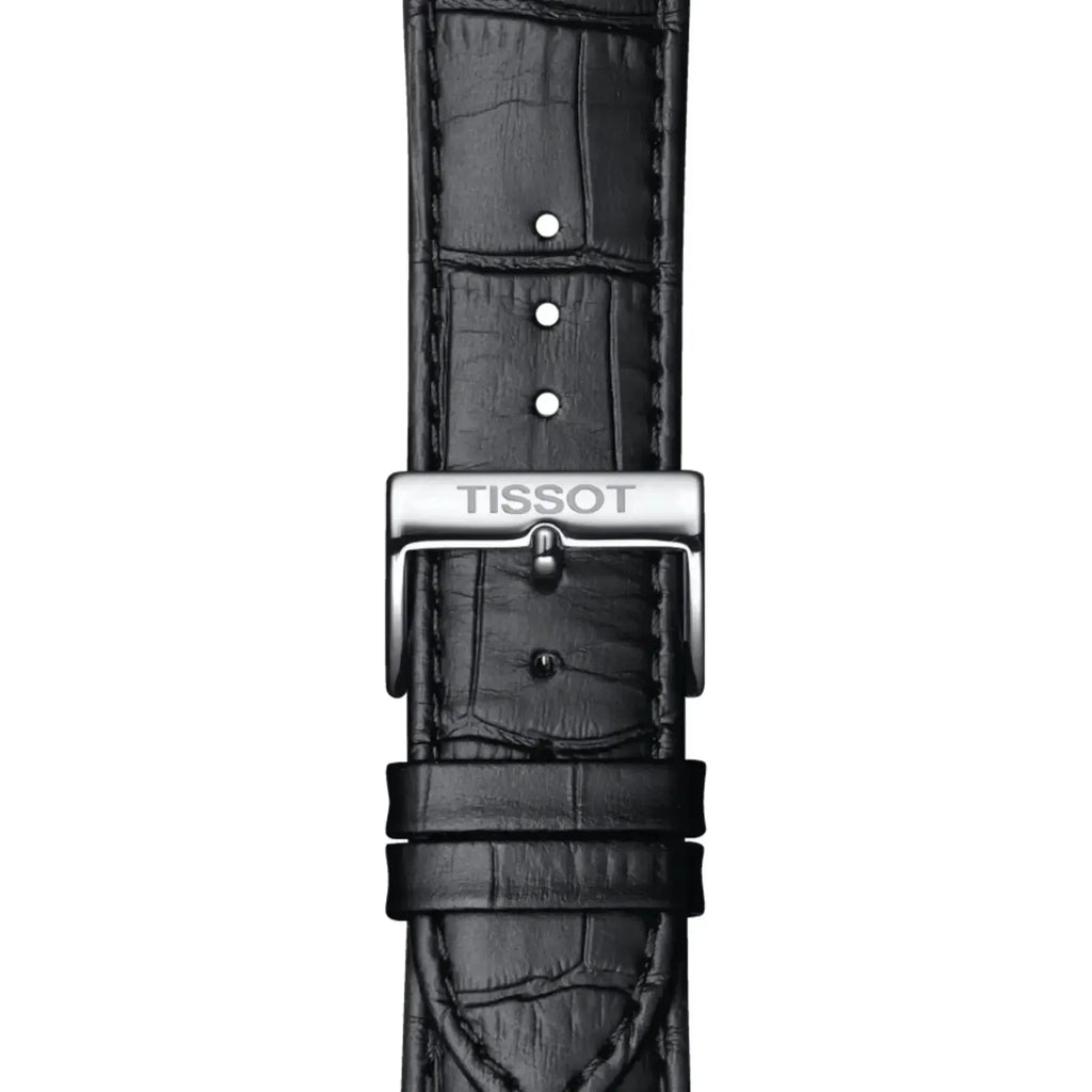 Tissot T Classic Dream Quartz Black Dial Black Leather Strap Watch for Men - T129.410.16.053.00