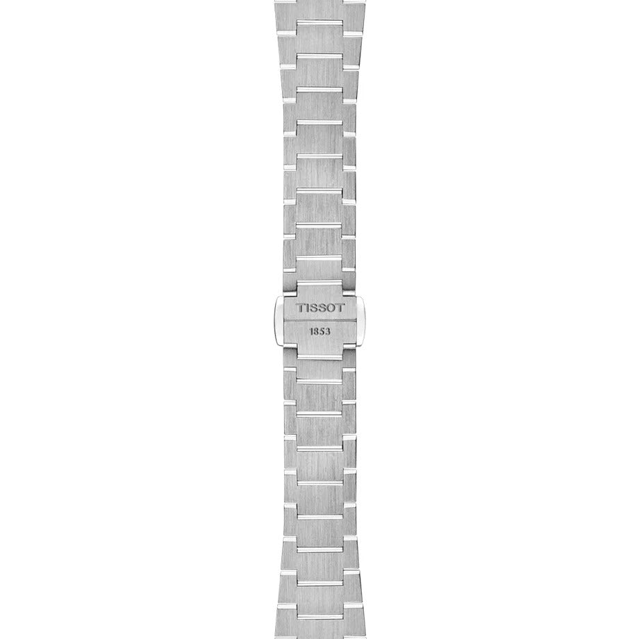 Tissot PRX Quartz Diamonds Black Dial Silver Steel Strap Watch for Women - T137.010.11.056.00