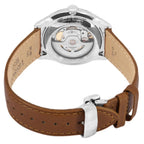 Tissot Chemin des Tourelles Automatic Powermatic 80 Blue Dial Brown Leather Strap Watch for Men - T139.407.16.041.00
