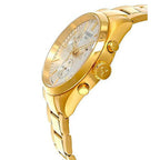 Tissot PR 100 Chronograph White Dial Gold Steel Strap Watch for Men - T150.417.33.031.00