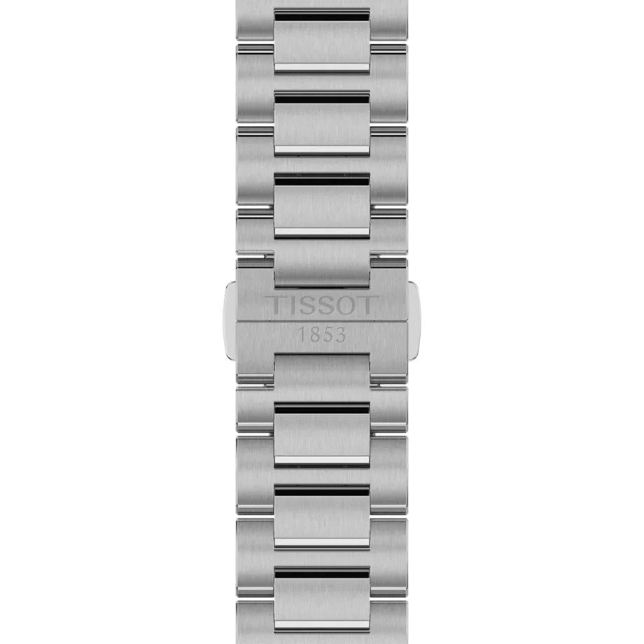 Tissot PRC 100 Solar Quartz Silver Dial Silver Steel Strap Watch for Men - T151.422.11.031.00