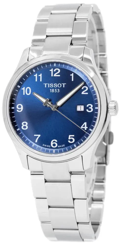 Tissot T-Sport Gent XL Blue Dial Silver Steel Strap Watch for Men - T116.410.11.047.00