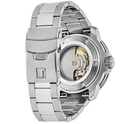 Tissot Seastar 2000 Professional Powermatic 80 Blue Dial Silver Steel Strap Watch for Men - T120.607.11.041.00