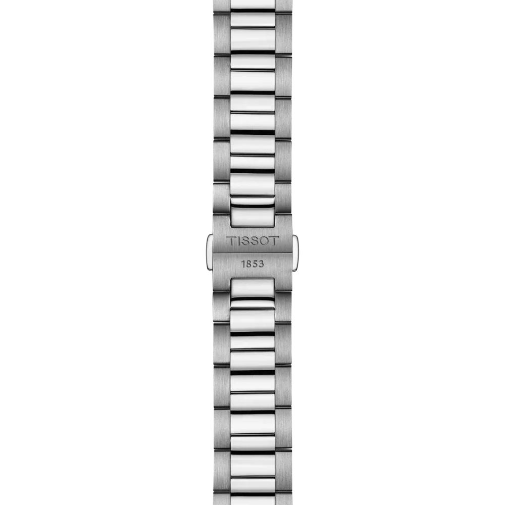 Tissot PR 100 Black Dial Silver Steel Strap Watch for Men - T150.410.11.051.00
