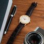 Tissot Classic Dream Ivory Dial Brown Leather Strap Watch for Men - T129.410.36.261.00