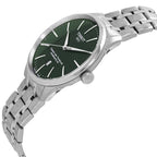 Tissot Chemin des Tourelles Powermatic 80 Green Dial Silver Steel Strap Watch for Men - T139.407.11.091.00