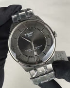 Tissot Chemin Des Tourelles Powermatic 80 Grey Dial Silver Steel Strap Watch for Men - T139.407.11.068.00