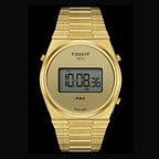 Tissot PRX Digital Quartz Gold Dial Gold Steel Strap Watch for Men - T137.463.33.020.00