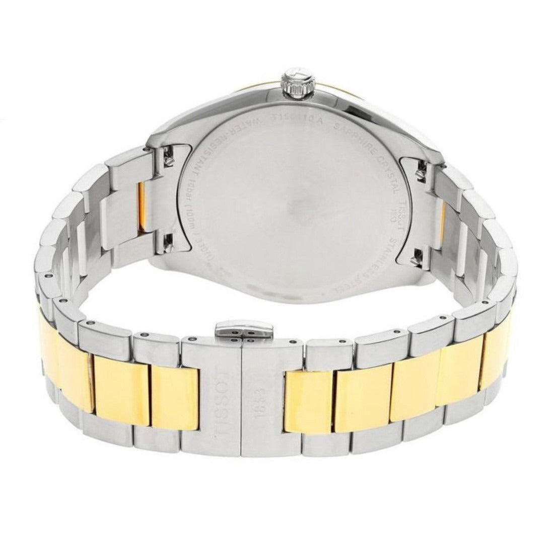 Tissot PR 100 Blue Dial Two Tone Steel Strap Watch for Men - T150.410.22.041.00