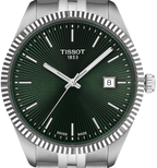 Tissot Ballade Quartz Green Dial Silver Steel Strap Watch for Men - T156.410.11.091.00