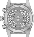 Tissot PR516 Chronograph Black Dial Two Tone Steel Strap Watch for Men - T149.417.22.051.00