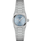 Tissot PRX Quartz Ice Blue Dial Silver Steel Strap Watch for Women - T137.010.11.351.00