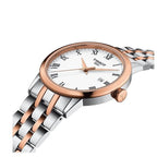 Tissot T Classic Dream Quartz White Dial Two Tone Steel Strap Watch for Men - T129.410.22.013.00