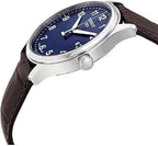 Tissot T-Sport Gent XL Blue Dial Brown Leather Strap Watch for Men - T116.410.16.047.00