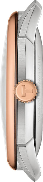 Tissot Tissot Chemin Des Tourelles Powermatic 80 Silver Dial Two Tone Steel Strap Watch for Men - T139.407.22.038.00