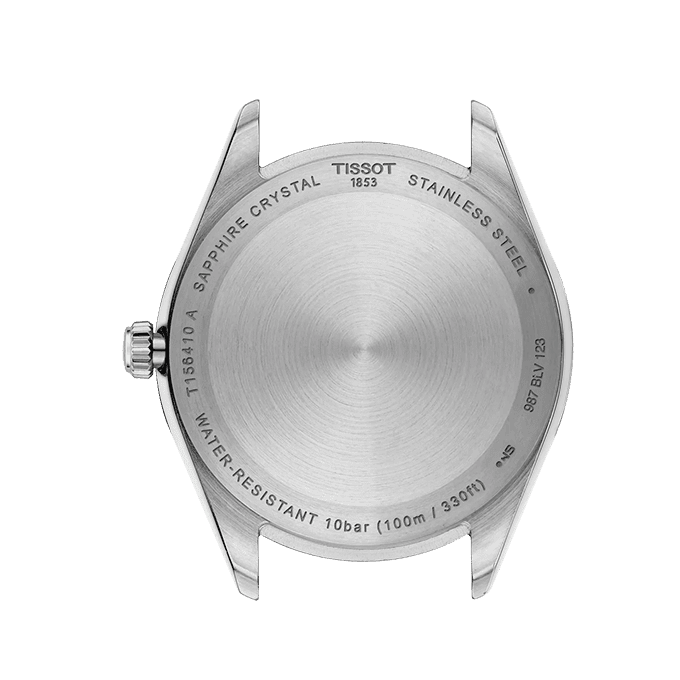 Tissot Ballade Quartz Blue Dial Two Tone Steel Strap Watch for Men - T156.410.22.041.00