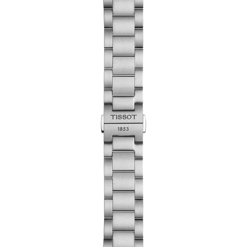 Tissot PR 100 Vuelta Chronograph Black Dial Silver Steel Strap Watch for Men - T150.417.11.051.01