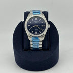 Tissot PRC 100 Solar Quartz Blue Dial Silver Steel Strap Watch for Men - T151.422.11.041.00