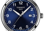 Tissot T-Sport Gent XL Blue Dial Brown Leather Strap Watch for Men - T116.410.16.047.00