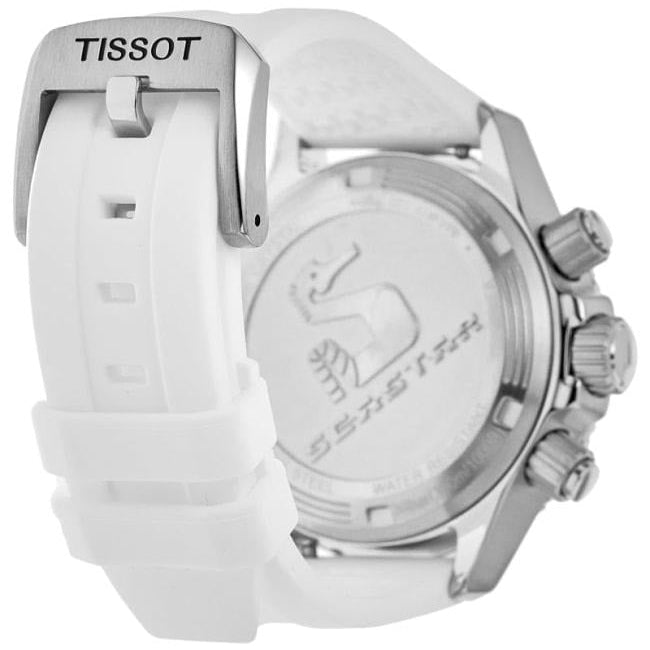 Tissot Seastar 1000 Chronograph Grey Dial White Rubber Strap Watch for Men - T120.217.17.011.00