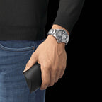 Tissot Seastar 1000 Powermatic 80 Grey Dial Silver Steel Strap Watch for Men - T120.407.11.081.01