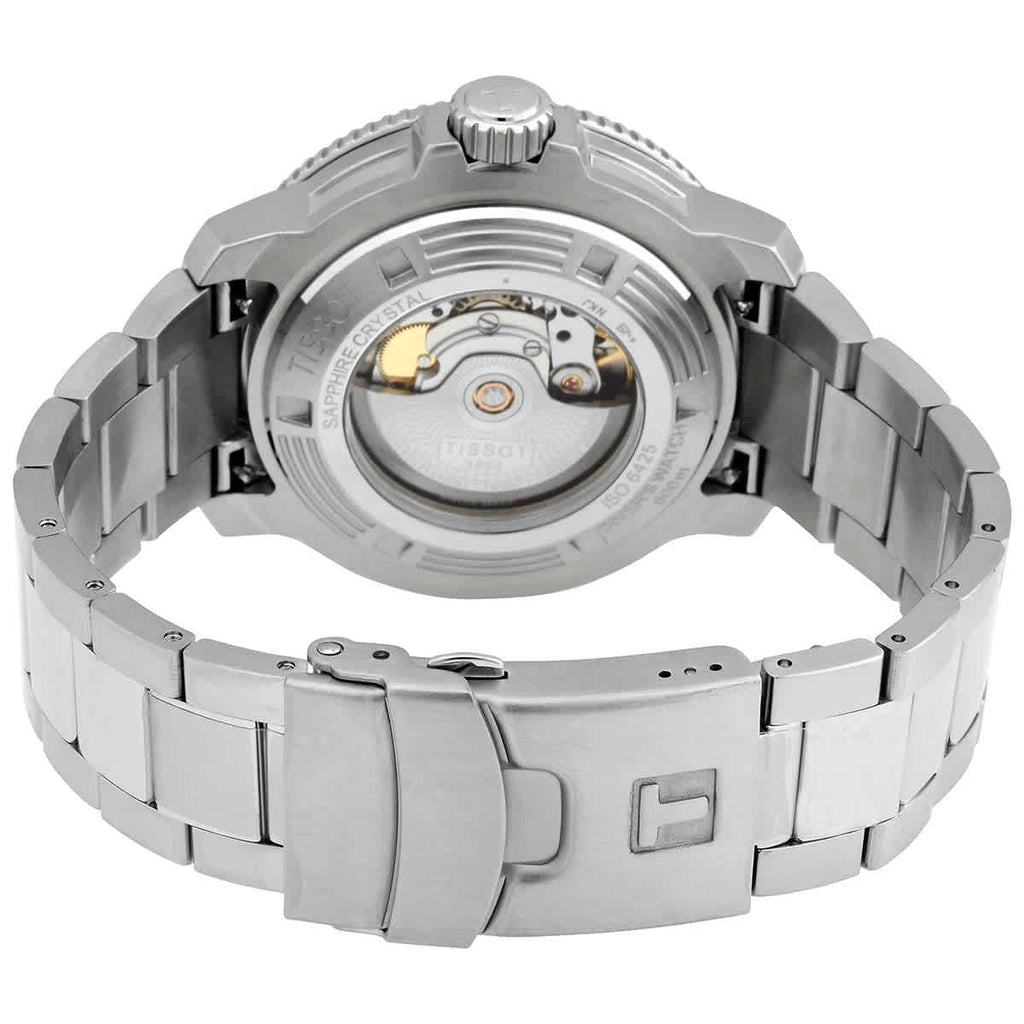 Tissot Seastar 2000 Professional Powermatic 80 Blue Dial Silver Steel Strap Watch for Men - T120.607.11.041.01