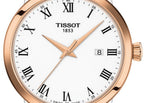Tissot T Classic Dream Quartz White Dial Two Tone Steel Strap Watch for Men - T129.410.22.013.00