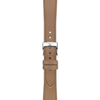 Tissot Stylist Quartz Silver Dial Brown Leather Strap Watch for Women - T159.909.16.031.00