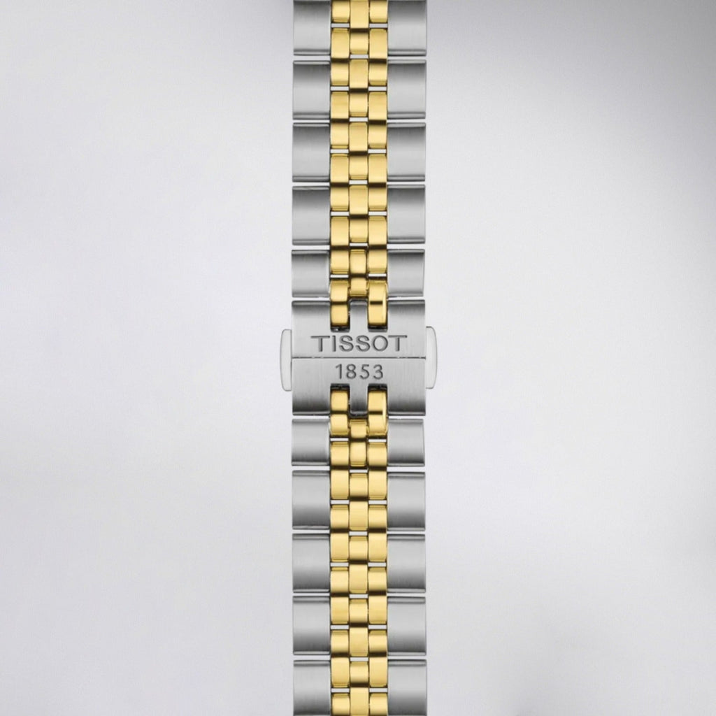 Tissot Ballade Quartz Silver Dial Two Tone Steel Strap Watch for Men - T156.410.22.031.00