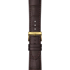 Tissot Classic Dream Ivory Dial Brown Leather Strap Watch for Men - T129.410.36.261.00