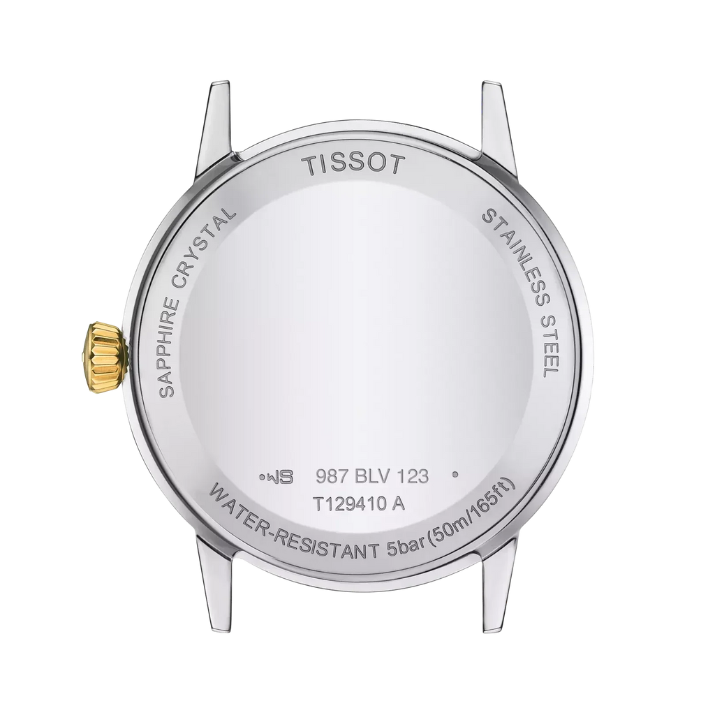 Tissot Classic Dream Silver Dial Two Tone Steel Strap Watch for Men - T129.410.22.031.00