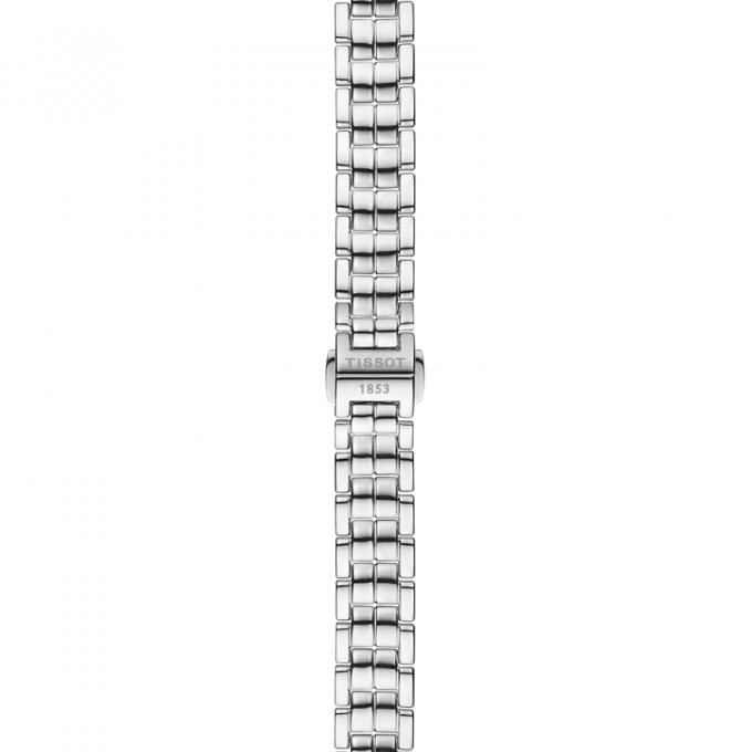Tissot T-Lady Flamingo Diamonds Pink Dial Silver Steel Strap Watch for Women - T094.210.11.336.00