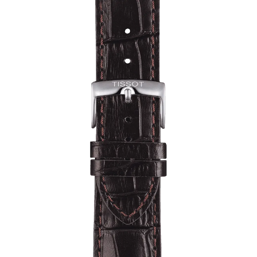 Tissot Chrono XL Classic Green Dial Brown Leather Strap Watch for Men - T116.617.16.092.00