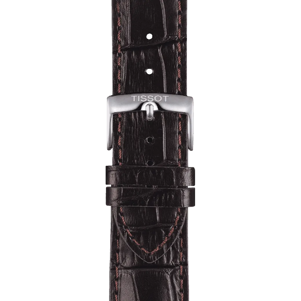 Tissot Chrono XL Classic Green Dial Brown Leather Strap Watch for Men - T116.617.16.092.00