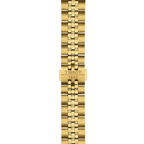 Tissot Ballade Quartz Black Dial Gold Steel Strap Watch for Men - T156.410.33.051.00