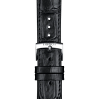 Tissot PR 100 Black Dial Black Leather Strap Watch for Men - T150.410.16.051.00