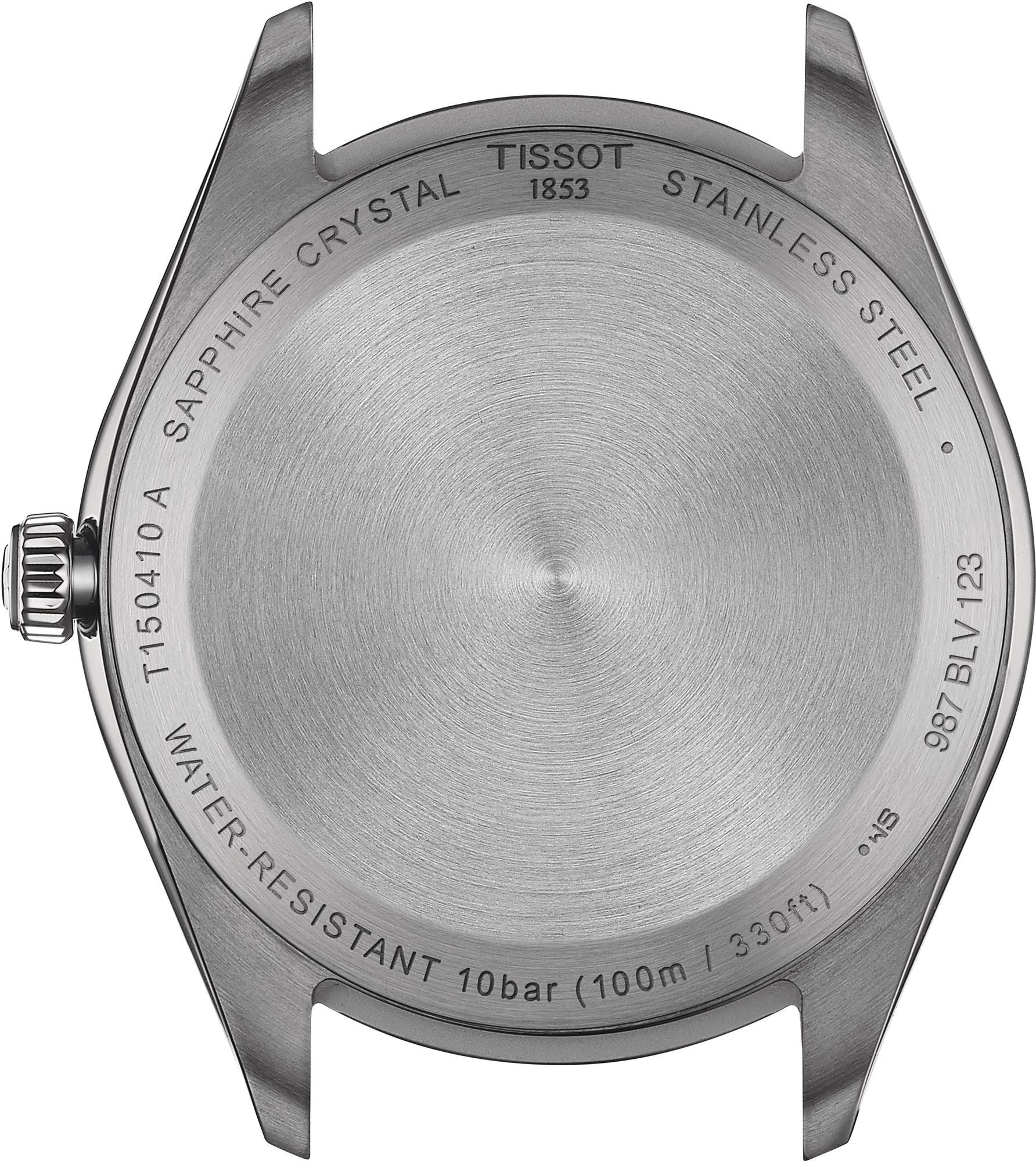 Tissot PR 100 Blue Dial Silver Steel Strap Watch for Men - T150.410.11.041.00