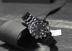 Tissot Seastar 1000 Quartz Black Dial Black Steel Strap Watch for Men - T120.410.33.051.00