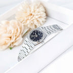 Tissot PRX Quartz Diamonds Black Dial Silver Steel Strap Watch for Women - T137.010.11.056.00