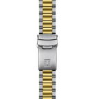 Tissot PR516 Chronograph Black Dial Two Tone Steel Strap Watch for Men - T149.417.22.051.00