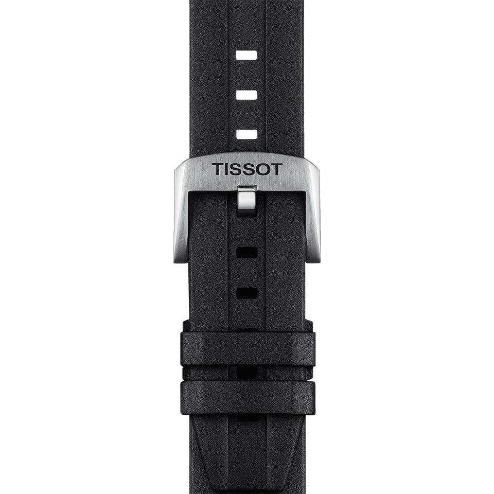 Tissot Seastar 2000 Professional Powermatic 80 Black Dial Black Rubber Strap Watch for Men - T120.607.17.441.00