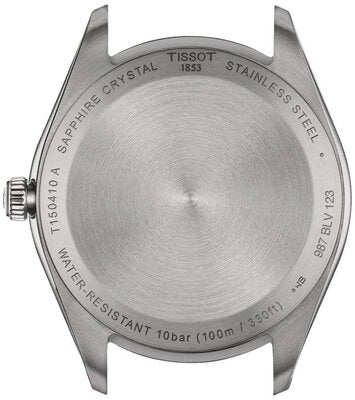 Tissot PR 100 Ice Blue Dial Silver Steel Strap Watch for Men - T150.410.11.351.00