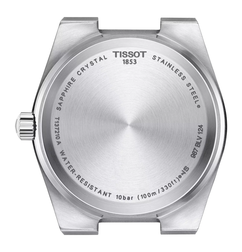 Tissot PRX Quartz Mother of Pearl Dial Silver Steel Strap Watch for Women- T137.210.11.111.00