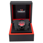 Tissot Seastar 1000 Red Dial Black Steel Strap Watch for Men - T120.410.33.421.00