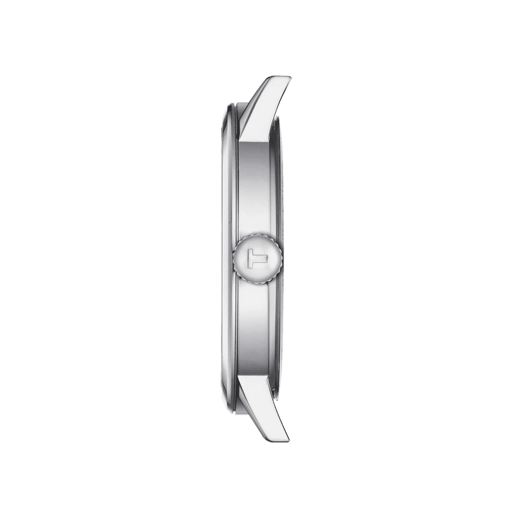 Tissot T Classic Dream Quartz Black Dial Black Leather Strap Watch for Men - T129.410.16.053.00