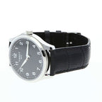 Tissot T-Sport Gent XL Black Dial Black Leather Strap Watch for Men - T116.410.16.057.00