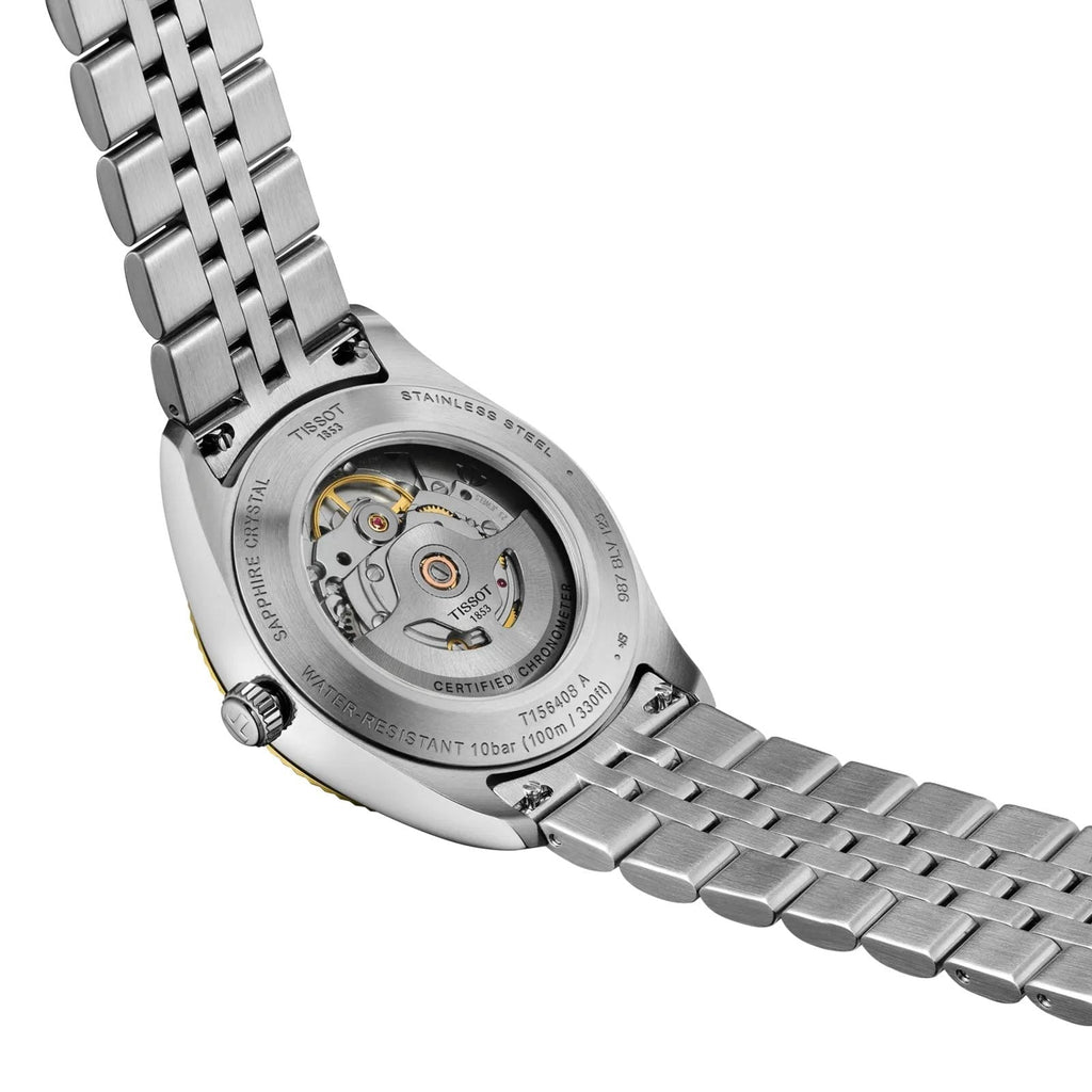 Tissot Ballade Powermatic 80 COSC Green Dial Silver Steel Strap Watch for Men - T156.408.11.093.00