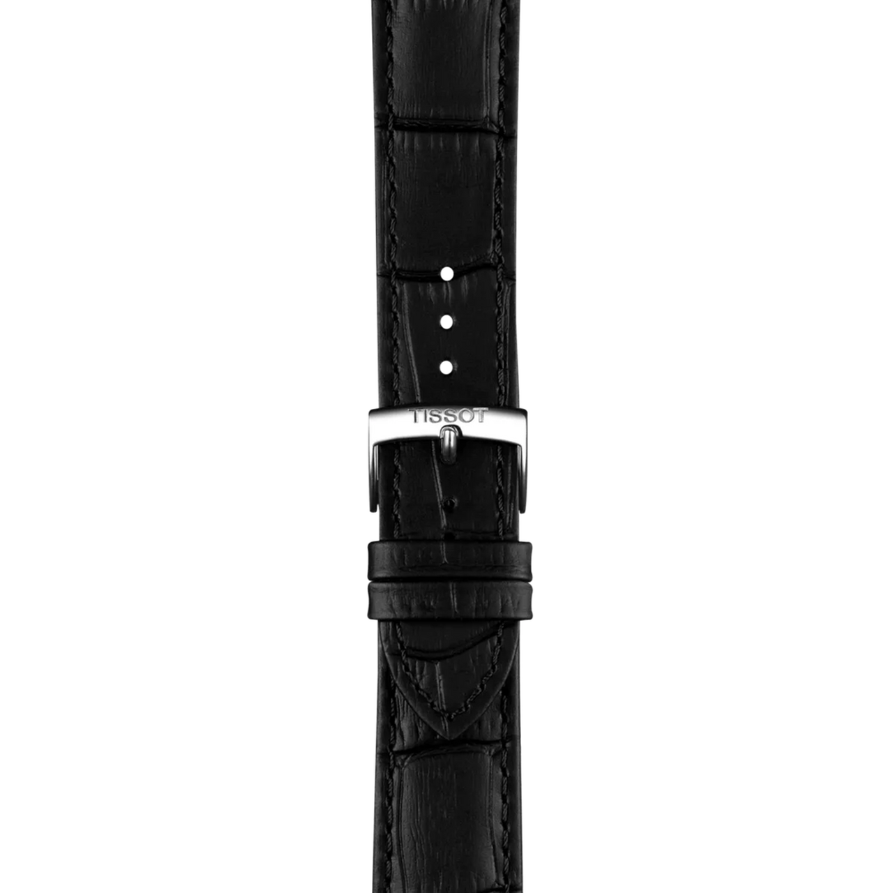 Tissot PR 100 Black Dial Black Leather Strap Watch for Men - T150.410.16.051.00