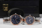 Tissot Ballade Quartz Blue Dial Two Tone Steel Strap Watch for Women - T156.210.22.041.00