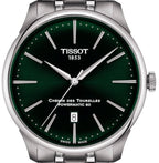 Tissot Chemin des Tourelles Powermatic 80 Green Dial Silver Steel Strap Watch for Men - T139.407.11.091.00